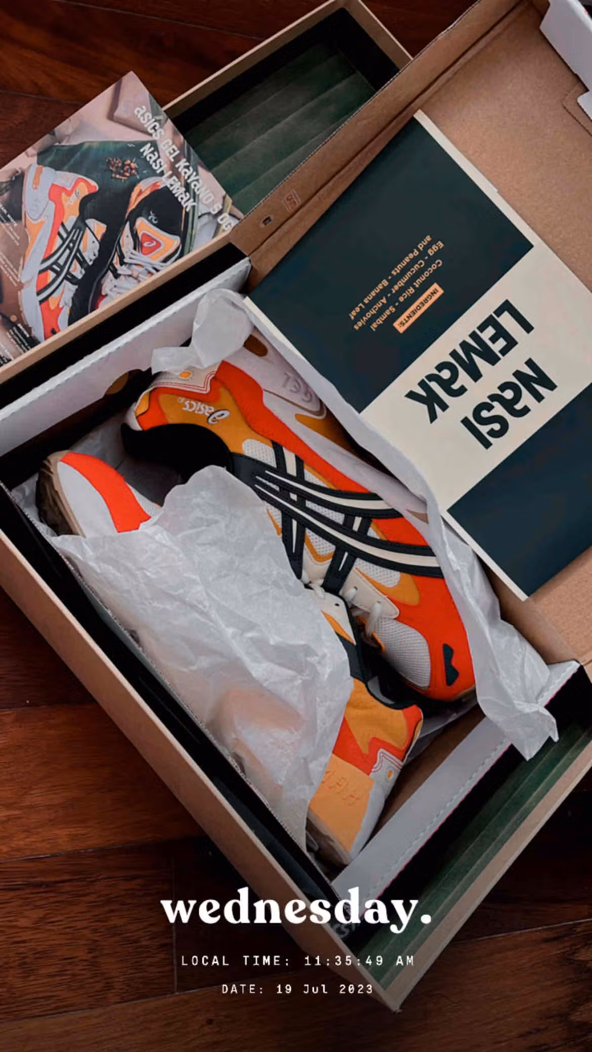 SneakerLAH x ASICS Gel Kayano 5 OG 'Nasi Lemak' 1021A405-101 SneakerLAH x ASICS Gel Kayano 5 OG 'Nasi Lemak' 1021A405-101